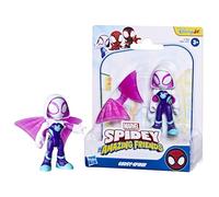 Marvel Spidey et Ses Amis Extraordinaires, Figurine Ghost-Spider avec Accessoire, Noir/Blanc