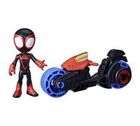 Marvel Spidey et Ses Amis Extraordinaires, Figurine Miles Morales avec Moto G