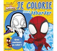 Marvel Spidey et ses amis extraordinaires - Je colorie sans déborder - Livre de coloriage avec bords en relief - Livre de coloriage 3 ans - Livre coloriage Spidey - Livre coloriage Marvel