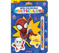 Marvel Spidey et ses amis extraordinaires - Mon coloriage multicolore - Avec stickers ! - Collectif - Hemma - broché - Document jeunesse