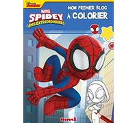 Marvel Spidey et ses amis extraordinaires - Mon premier bloc à colorier - Livre de coloriage - Dès 3 ans