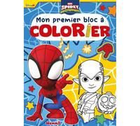 Marvel Spidey et ses amis extraordinaires - Mon premier bloc à colorier (Spidey et Bouffon Vert) - Collectif - Hemma - cartonné - Document jeunesse