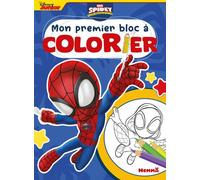 Marvel Spidey et ses amis extraordinaires - Mon premier bloc à colorier (Spidey et Ghost-Spider) - Collectif - Hemma - broché - Document jeunesse