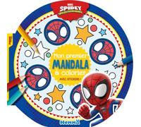 Marvel Spidey et ses amis extraordinaires - Mon premier mandala à colorier - Avec stickers ! - Collectif - Hemma - broché - Document jeunesse