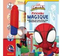 Marvel Spidey et ses amis extraordinaires - Pinceau magique - Peins avec de l'eau pour voir apparaître les couleurs ! - Collectif - Hemma - broché - Document jeunesse