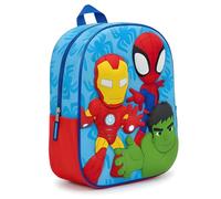 Marvel Spidey et ses Amis Extraordinaires Sac à Dos 3D EVA pour Enfants | Sac à Dos Scolaire avec Coque Rigide Frontale | Sac Léger pour la Maternelle | Sac à Dos de Voyage avec Bretelles Réglables
