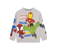 Marvel Spidey et Ses Amis Extraordinaires Sweatshirt Garçon, Vêtements Super-héros Garçon, Pull Enfant Spidey Gris 2-3 Ans