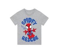 Marvel Spidey Et Ses Amis Extraordinaires T-Shirt | Manche Courte Tshirt Spiderman | Gris 11-12 Ans