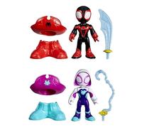 Hasbro Figurines Marvel Spidey Water-Webs Pirate Miles « Spin » Morales et Pirate Ghost-Spider