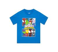 Marvel Spidey et Ses Amis T-Shirt pour garçons | T-Shirt Spiderman pour Enfants | Haut pour Garçon| Bleu 2-3 Ans