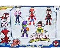 Marvel Spidey & His Amazing Friends Action Figures Superheroes + Villains (Choose Figure) (Spidey & Friends Villain Pack (5 Figures))
