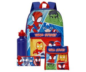 Marvel Spidey ses amis extraordinaires Ensemble Sac à Dos Enfant 4 Pièces