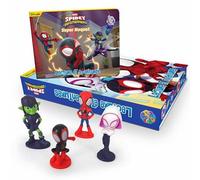 Marvel Spidey & ses amis extraordinaires - lecture et aventures - 4 figurines + 1 tapis de jeu - Collectif - Phidal Publishing - Jeux livres objets