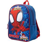 Marvel Spidey Spiderman Sac à dos pour enfants de 2 à 4 ans, 25 x 20 x 11 cm, pour école, maternelle et loisirs, avec fermeture éclair et bretelles rembourrées