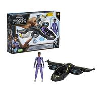 Marvel Comics Véhicule Sunbird Lance-Projectile avec figurine articulée Shuri – À partir de 4 ans