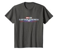 Marvel Studios Captain America: Brave New World Movie Logo T-Shirt, Enfant, Asphalte, 2 Ans