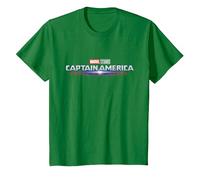 Marvel Studios Captain America: Brave New World Movie Logo T-Shirt, Enfant, Vert Kelly, 6 Ans