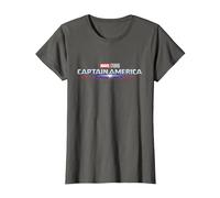 Marvel Studios Captain America: Brave New World Movie Logo T-Shirt, Femme, Asphalte, XXL