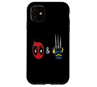 Marvel Studios Deadpool & Wolverine Mask & Claw Emoji Icons Coque pour iPhone 11