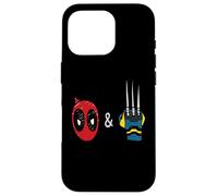 Marvel Studios Deadpool & Wolverine Mask & Claw Emoji Icons Coque pour iPhone 16 Pro