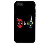 Marvel Studios Deadpool & Wolverine Mask & Claw Emoji Icons Coque pour iPhone SE (2020) / 7 / 8