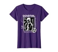 Marvel Studios Deadpool & Wolverine Maximum Effort Chalk Art T-Shirt, Femme, Violet, 3XL