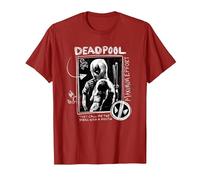 Marvel Studios Deadpool & Wolverine Maximum Effort Chalk Art T-Shirt, Homme, Canneberge, 3XL