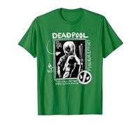 Marvel Studios Deadpool & Wolverine Maximum Effort Chalk Art T-Shirt, Homme, Vert Kelly, 3XL