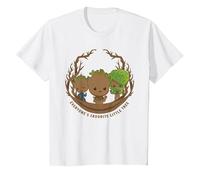 Marvel Studios’ I Am Groot Everyone’s Favorite Little Tree T-Shirt, Enfant, Blanc, 2 Ans