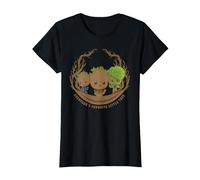 Marvel Studios’ I Am Groot Everyone’s Favorite Little Tree T-Shirt, Femme, Noir, XS