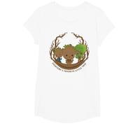 Marvel Studios’ I Am Groot Everyone’s Favorite Little Tree T-Shirt, Fille, Blanc, L