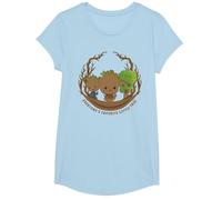 Marvel Studios’ I Am Groot Everyone’s Favorite Little Tree T-Shirt, Fille, Bleu Céleste, M