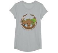 Marvel Studios’ I Am Groot Everyone’s Favorite Little Tree T-Shirt, Fille, Gris Chiné, M