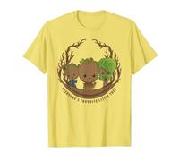Marvel Studios’ I Am Groot Everyone’s Favorite Little Tree T-Shirt, Homme, Citron, S
