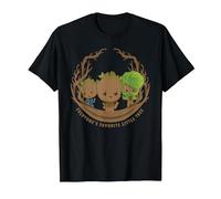 Marvel Studios’ I Am Groot Everyone’s Favorite Little Tree T-Shirt, Homme, Noir, XXL