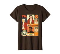 Marvel Studios Loki Season 2 Faces of The TVA & Pie Disney+ T-Shirt, Femme, Marron, S