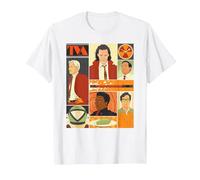 Marvel Studios Loki Season 2 Faces of The TVA & Pie Disney+ T-Shirt, Homme, Blanc, 3XL