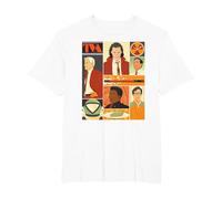 Marvel Studios Loki Season 2 Faces of The TVA & Pie Disney+ T-Shirt, Homme Grandes Tailles, Blanc, 3X Tall