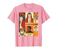 Marvel Studios Loki Season 2 Faces of The TVA & Pie Disney+ T-Shirt, Homme, Rose, S