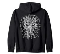 Marvel Studios Spider-Man: BND Movie 2026 Punisher Skull Web Sweat à Capuche