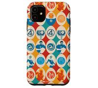 Marvel Studios The Fantastic Four: First Steps Retro Icons Coque pour iPhone 11