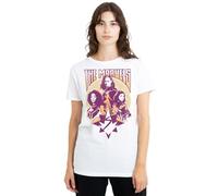 Marvel Studios The Marvels The Marvels Quantum Heroes Ladies T Shirt, White, Blanc, L Femme