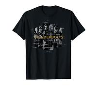 Marvel Studios Thunderbolts Team Glitched with Logo T-Shirt