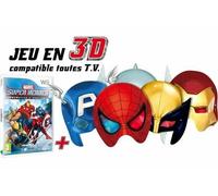 MARVEL SUPER HEROES 3D GRANDMASTER'S CHALLENGE + 5 MASQUES Wii NEUF SOUS BLISTER