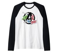 Marvel Super Heroes Avengers Assemble Marker Style A-Logo Manche Raglan