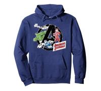 Marvel Super Heroes Avengers Assemble Marker Style A-Logo Sweat à Capuche