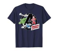Marvel Super Heroes Avengers Assemble Marker Style A-Logo T-Shirt