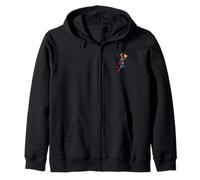 Marvel Super Heroes Avengers Captain Marvel Pocket Art Sweat à Capuche