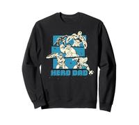 Marvel Super Heroes Avengers Hero Dad Father's Day Retro Sweatshirt