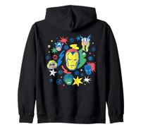 Marvel Super Heroes Avengers Iron Man Big Face Retro Sweat à Capuche